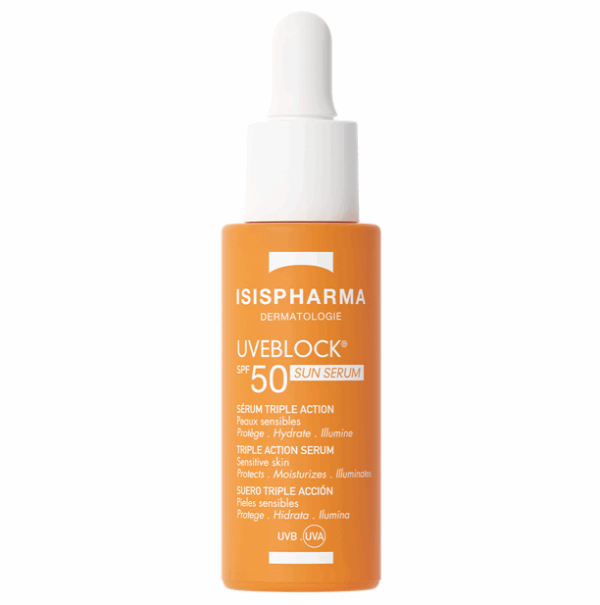 Uveblock Sun Serum SPF 50 Protector Solar Facial Suero